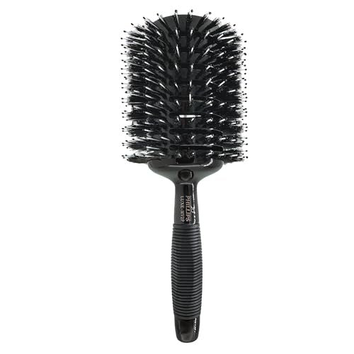 Phillips Brush Luxe Monster Vent 2 Poly-Tipped Professional Hair Brush (4” Diameter Barrel) – Black & Gold Vented Hairbrush, Mixed Boar Hair & Poly-Tipped Nylon Bristles Phillips Brush Luxe Monster Vent 2 Poly-Tipped Professional Hair Brush (4” Diameter Barrel) – Black & Gold Vented Hairbrush, Mixed Boar Hair & Poly-Tipped Nylon Bristles