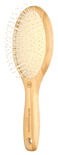 Olivia Garden Healthy Hair Eco-Friendly Bamboo Ionic Paddle Hair Brush