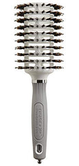 Olivia Garden Ceramic + Ion Turbo Vent Combo Hair Brush (ionic & 100% boar bristles) CITV-COGD (Grande 3 1/4