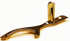 Vincent Weasel Razor in association with VanDaGoat (Gold -Left Handed)