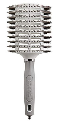 Olivia Garden Turbo Vent Oval Twin & 100% Boar Hair Brush