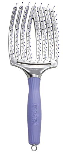 Olivia Garden FingerBrush Scalp-Hugging & Vented Paddle Hair Brush