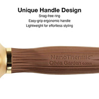 Olivia Garden NewCycle Round Thermal Hair Brush (not electrical) with ceramic barrel, ionic technology and made from 100% recycled material (except bristles)