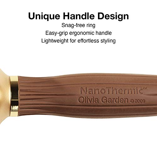 Olivia Garden NanoThermic Ceramic + Ion Square Shaper Thermal Hair Brush (not Electrical)