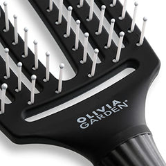 Olivia Garden FingerBrush Scalp-Hugging & Vented Paddle Hair Brush