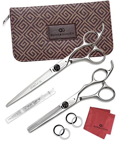 Olivia Garden SilkCut Professional Hairdressing Shear and Thinner Case