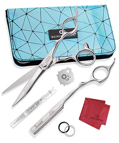 Olivia Garden DryCutPRO intro case 6" shear contains: DC-60, Sleek razor, oil pen, cleaning cloth & zipper case