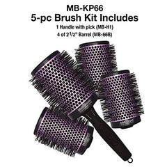 Olivia Garden MultiBrush Detachable Thermal Styling Hair Brush (not electrical)