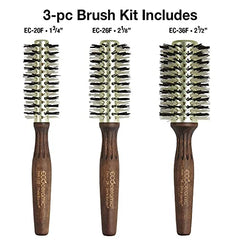 Olivia Garden Eco Ceramic Firm Bristles Round Thermal Hair Brush