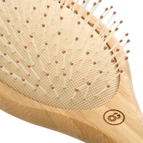 Olivia Garden Healthy Hair Eco-Friendly Bamboo Ionic Paddle Hair Brush