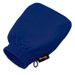 Renaissance Glove a body Exfoliating Mitt with face scrubbing accessory by Daniele Henkel – Vegan more effective & resistant than a loofah, brush or scrub sponge bath -100% natural (Zenith Blue)