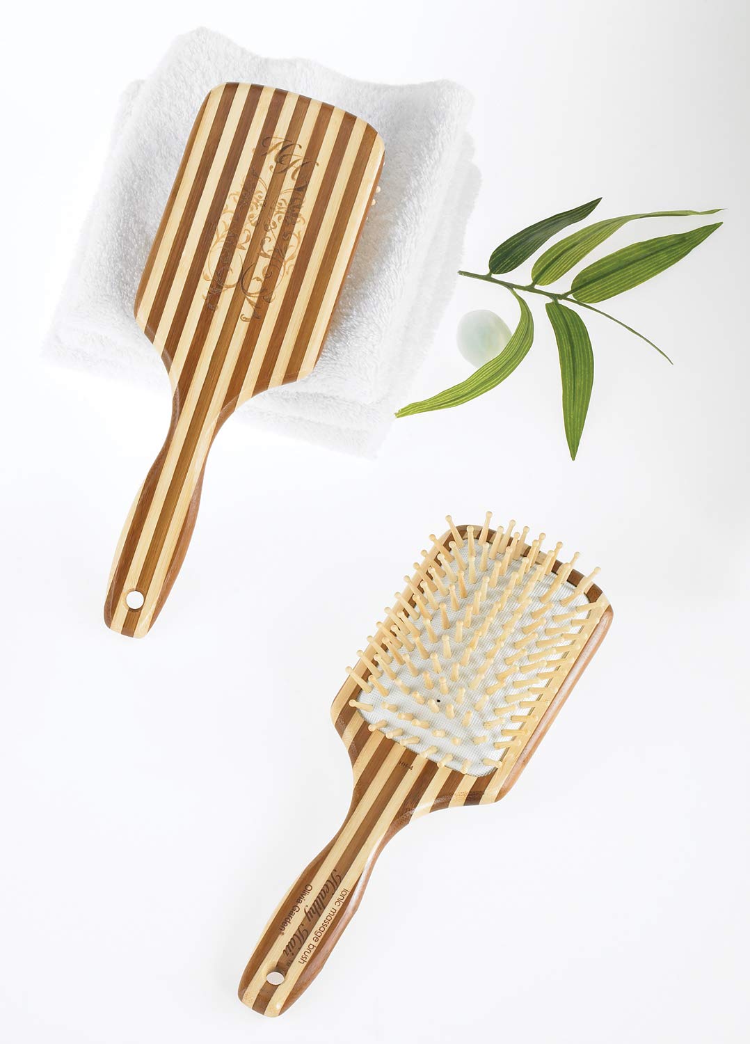 Olivia Garden Healthy Hair Bamboo Ionic Massage Hair Brush