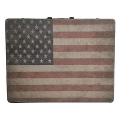 Vincent Master Case Travel Stylist Barber Case Nostalgic Series (American Flag)