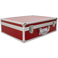 Vincent Master Case Travel Stylist Barber Case (Small, Red)