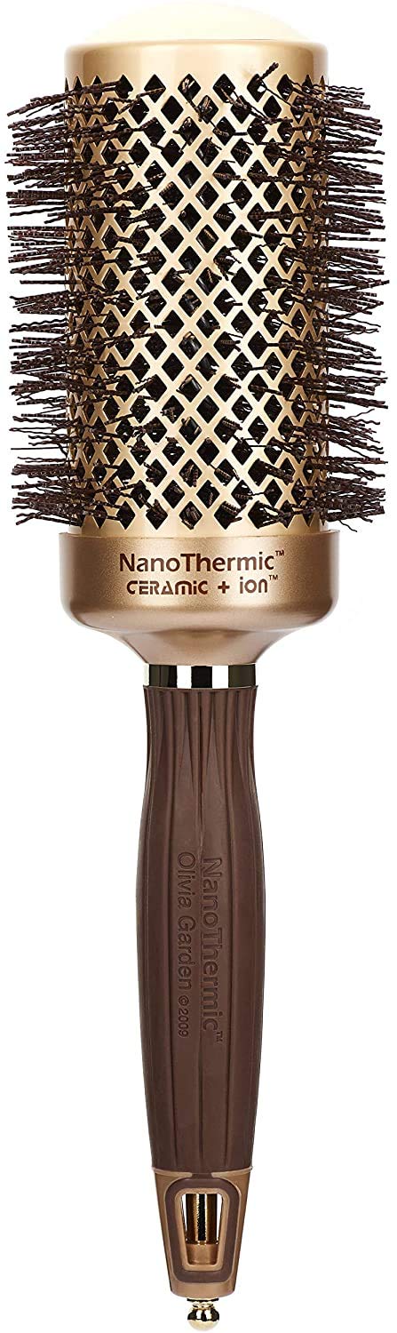 Olivia Garden NanoThermic Ceramic + Ion Round Thermal Hair Brush (not electrical)