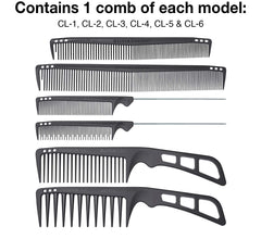 Olivia Garden CarbonLite carbon combs, totally snag-free, ultra-light, high heat resistant, durable and anti-static