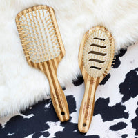 Olivia Garden Healthy Hair Eco-Friendly Bamboo Ionic Paddle Hair Brush