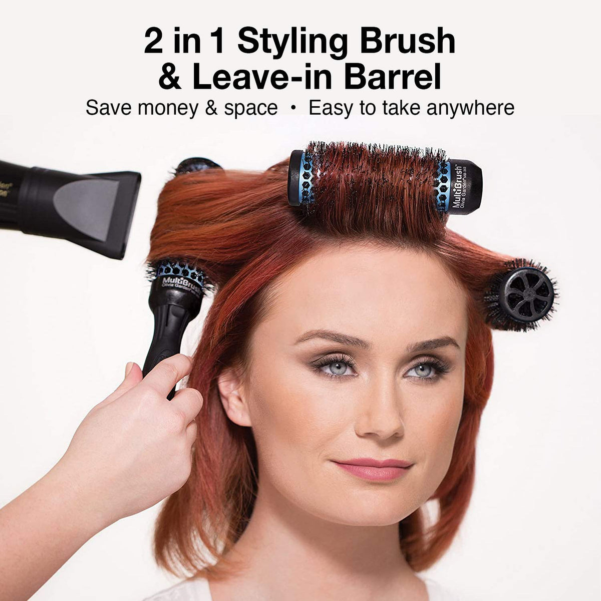 Olivia Garden MultiBrush Detachable Thermal Styling Hair Brush (not electrical)