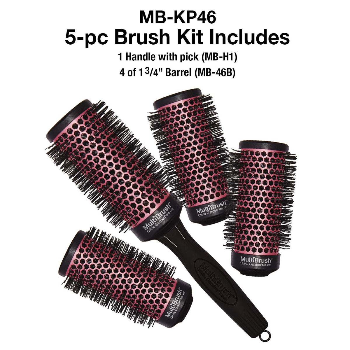 Olivia Garden MultiBrush Detachable Thermal Styling Hair Brush (not electrical)