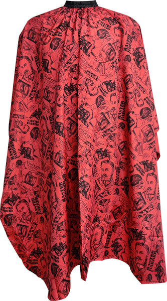 Vincent Nostalgic Cutting Cape (Red)