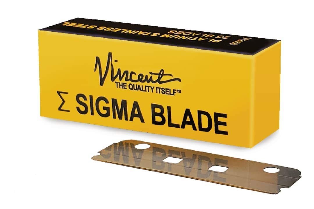 Vincent Sigma Blade 35mm Single Edge Platinum Coated Stainless Steel