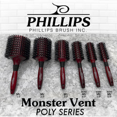 Phillips Brush Monster Vent 4 Polytipped - LUXE & Classic Colorways