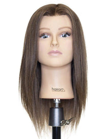 Emma: [100% European Hair Mannequin] - Medium Brown