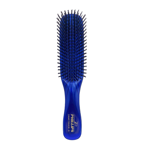 Phillips Brush Sapphire Blue Light Touch 6 Hair Brush - Part of the Gem Collection (Sapphire)