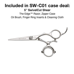 Olivia Garden SwivelCut Professional Hairdressing Shears Intro Case Deal (5.75