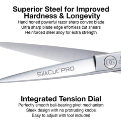 Olivia Garden SilkCutPro Professional Hairdressing Shear and Thinner Intro Case