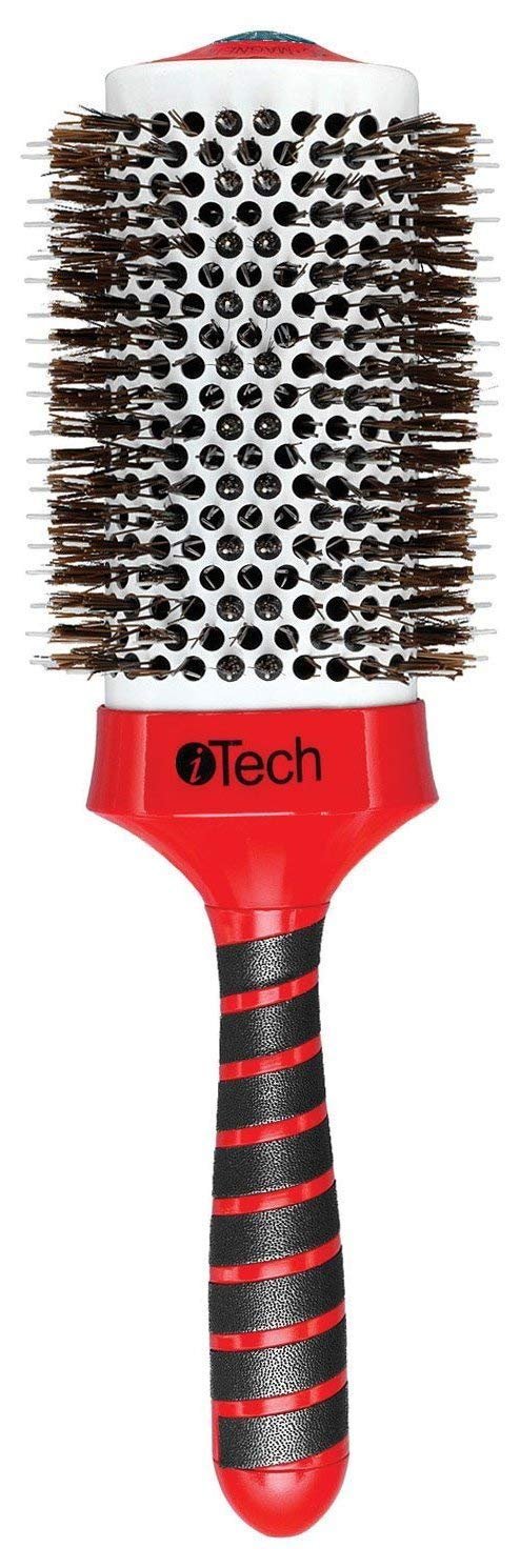 iTech 3 1/4" Magnetic Tourmanline Boar and Nylon Brushes #76500