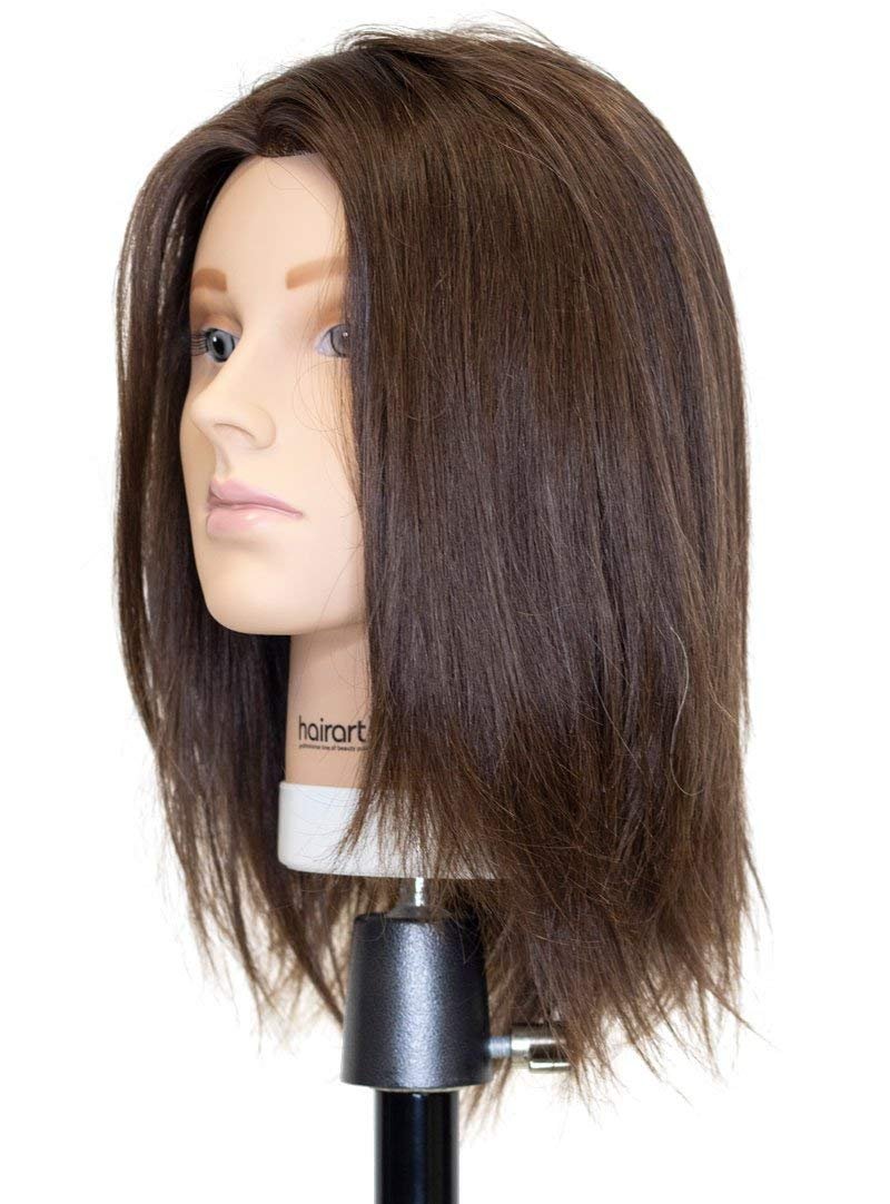 Emma: [100% European Hair Mannequin] - Medium Brown