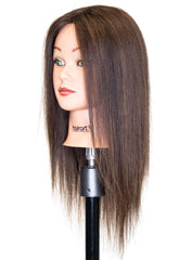 Chantal Cosmetology Training Head, European Hair Mannequin for Practice, [100% European Hair Mannequin] Training Head