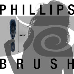 Phillips Light Touch 8 Hair Brushes for Styling, Detangling Professional & At Home Use, Travel & Full Sizes