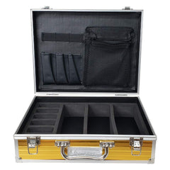 Vincent Master Case Travel Stylist Barber Case (Small, Gold)