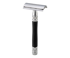 Jatai Feather Wood Handle Stainless Double Edge Razor