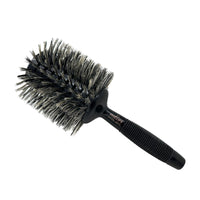 Phillips Brush Luxe Monster Vent 2 Professional Hair Brush (4.5” Diameter Barrel) – Black & Gold Vented Hairbrush with Nylon Reinforced Boar Hair Bristles, Ergonomic Rubber Grip