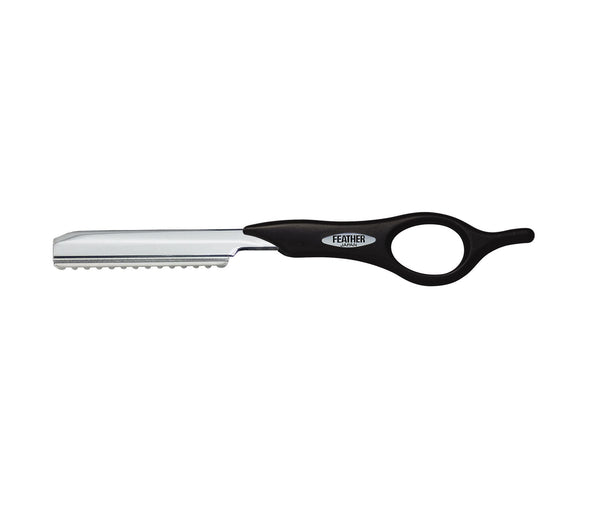 Jatai Feather Detail Styling Razor, Black, 6.5", RAZOR ONLY