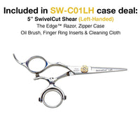 Olivia Garden SwivelCut Professional Hairdressing Shears Intro Case - Left Handed