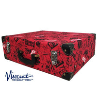 Vincent Master Case, Nostalgic Barber Case, Vintage Red