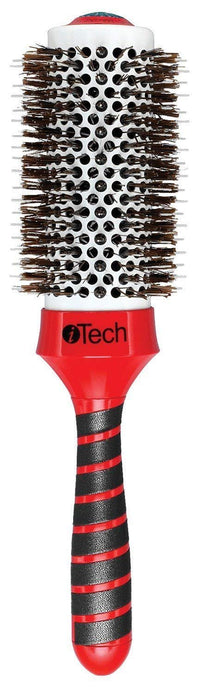 HairArt Itech Magnetic Tourmaline Boar and Nylon Bristle Hair Brush, 4 1/4 Inch