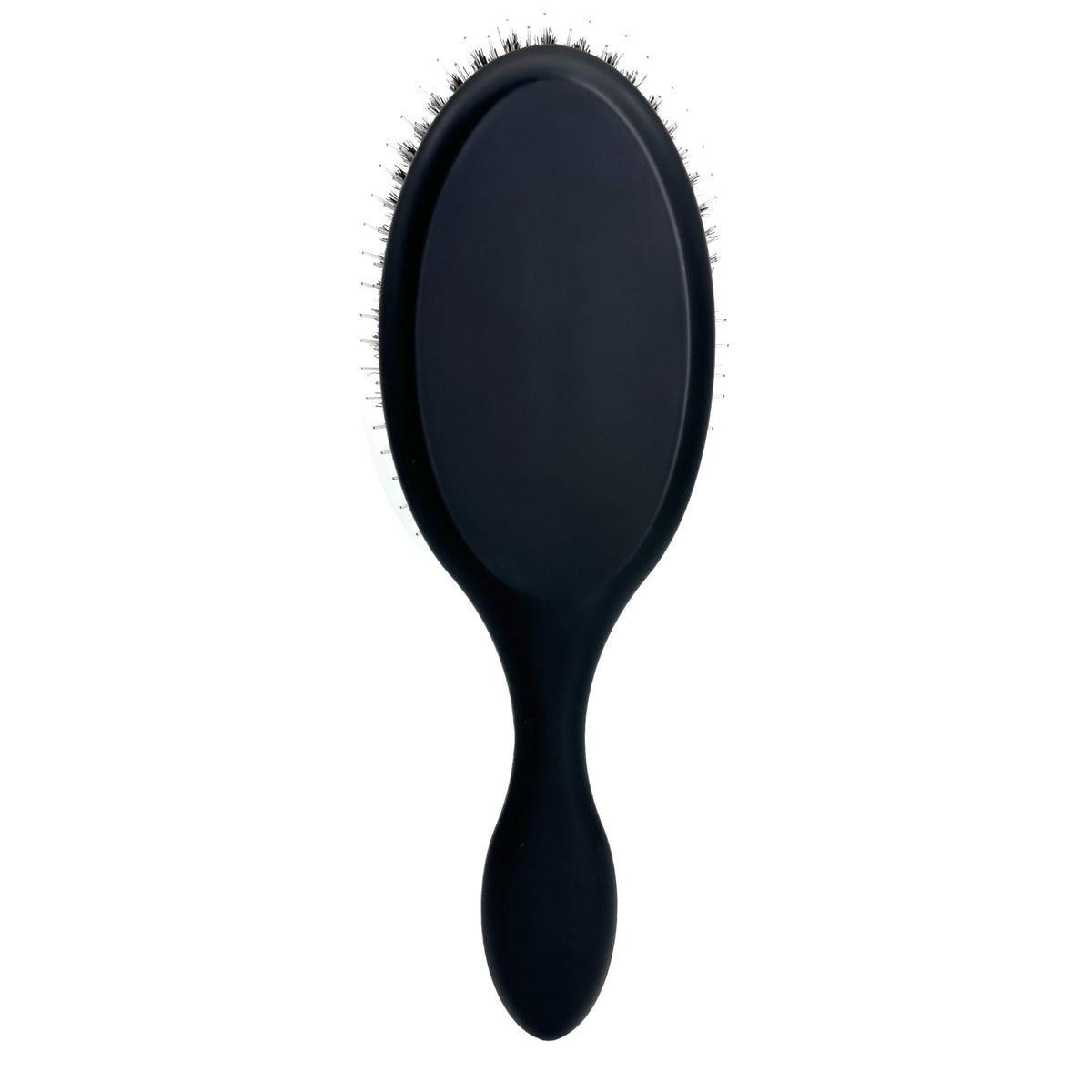 Phillips Brush Imperial Black Oval Cushion Boar Hair Bristles Reinforced by Nylon, Anti-Static Anti-Frizz