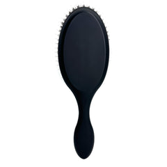 Phillips Brush Imperial Black Oval Cushion Boar Hair Bristles Reinforced by Nylon, Anti-Static Anti-Frizz