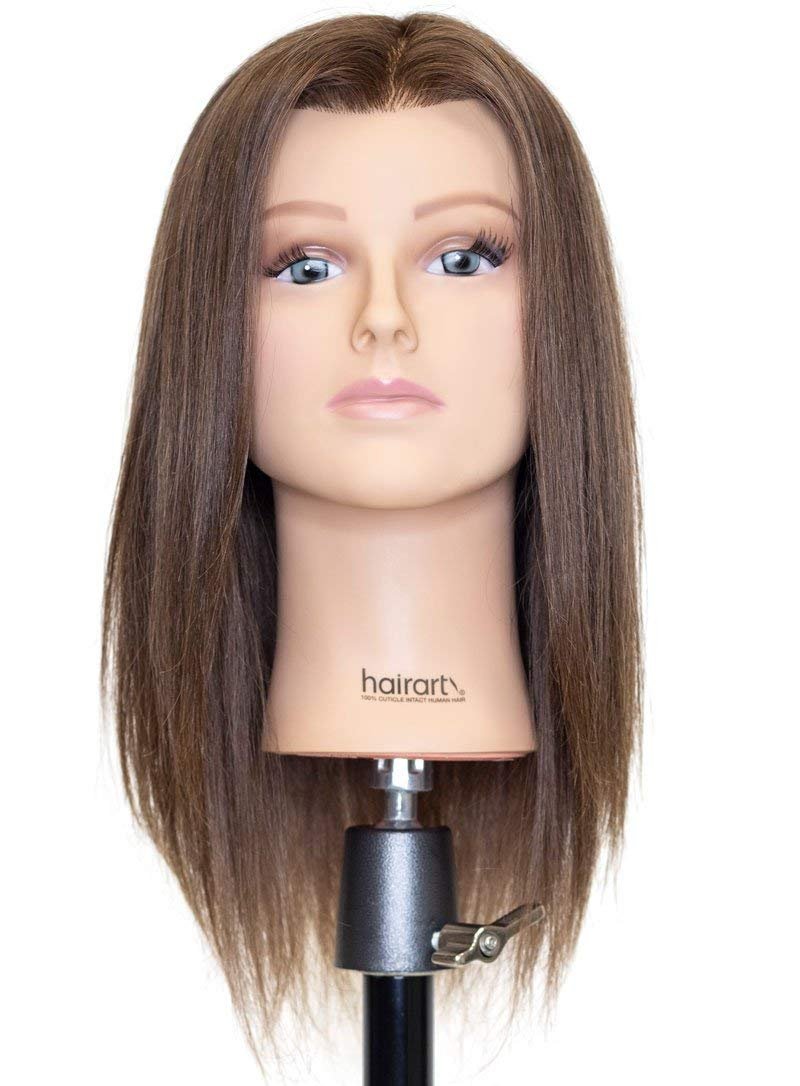 Emma: [100% European Hair Mannequin] - Medium Brown