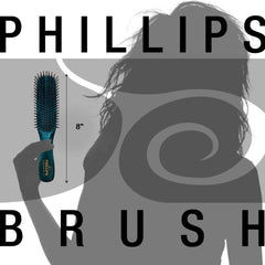 Phillips Brush Emerald Light Touch 6 Hair Brush - Part of the Gem Collection