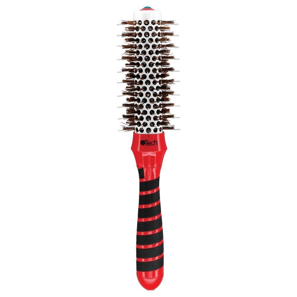 HAIRART ITECH Magnetic Tourmaline 2-1/8” Boar & Nylon Bristle Brush (Model: 76200) (Pack of 1)