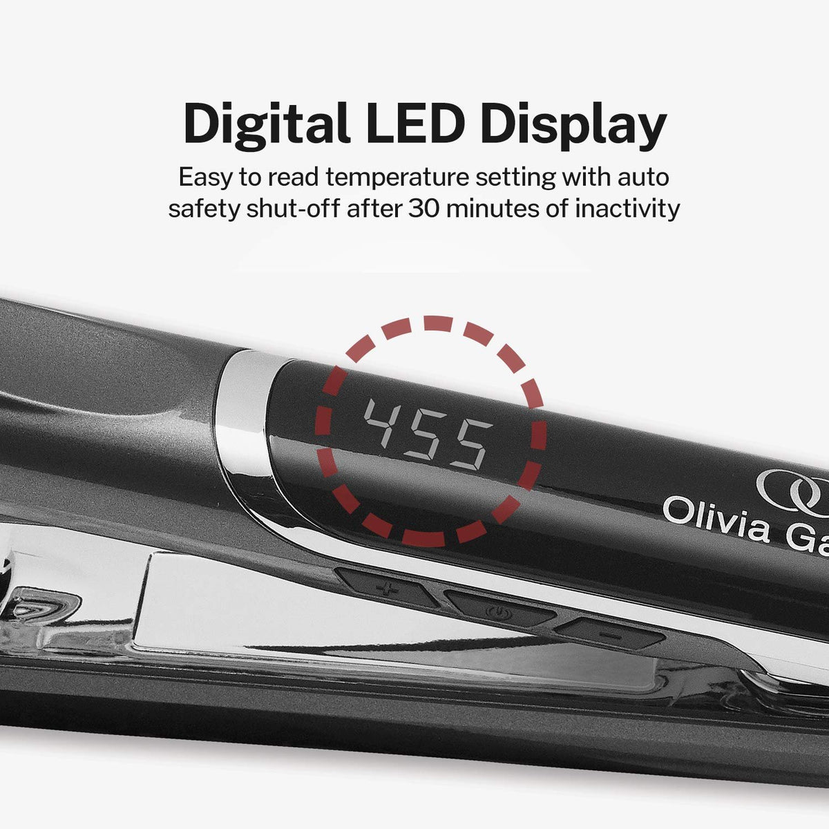 Olivia Garden Titanium + Ion 1 inch High Performance Titanium Professional Flat Iron Dual Voltage with Heat Resistant Heat Mat. Ultra Smooth & snag-Free Rounded Body Edge to Easily straighten, Create Flips, Curls, Twists, or Spirals.