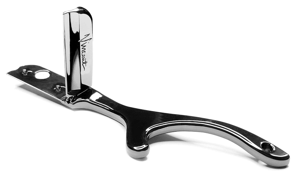 Vincent Weasel Razor in association with VanDaGoat (Silver -Right Handed)