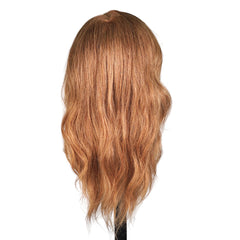 Brooke [100% Remy Human Hair Mannequin], Ideal for Braiding & Haircuts, Cosmetology Practice Doll