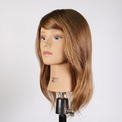 Emma: [100% European Hair Mannequin] - Medium Brown